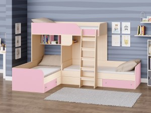 Трехместная кровать Трио (РВ-Мебель)